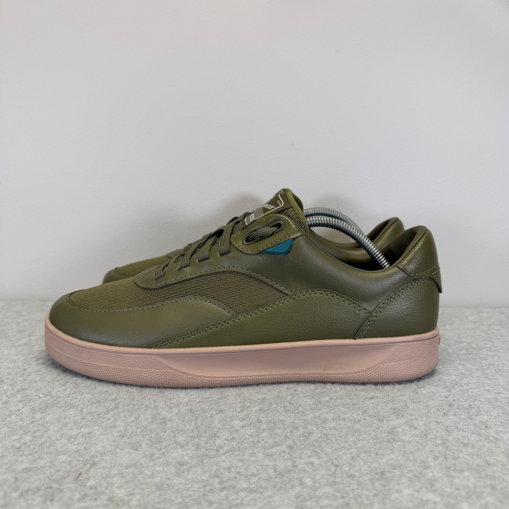 Vessi Courtside Classic Sneaker Women Size 9  Olive Green Waterproof Sneakers